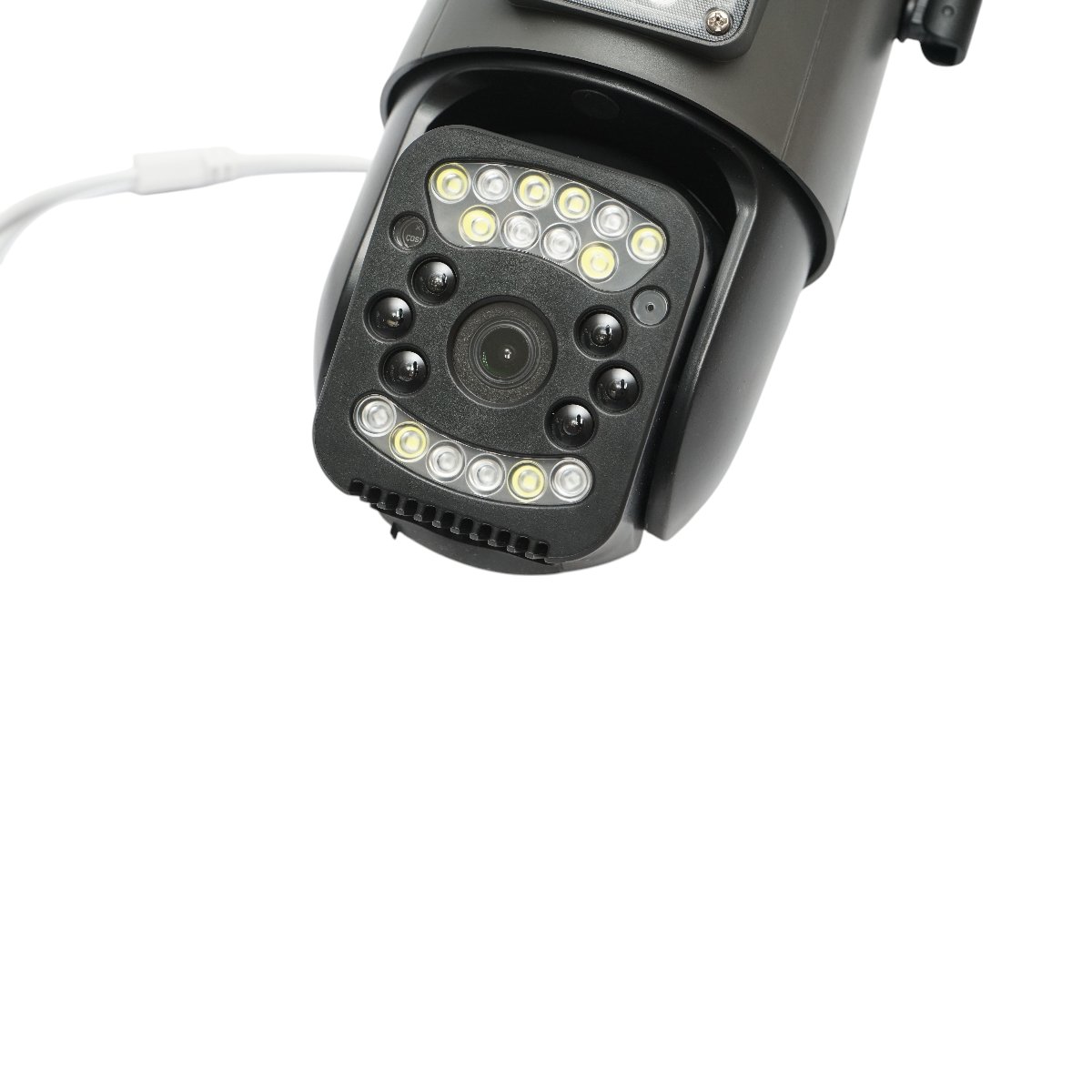 Camera de supraveghere lentila duala WIFI 2.4GHz, P2P 1080P, senzor miscare, detectie umana, night vision, PTZ rotativa 355 grade, aplicatie V380 Pro